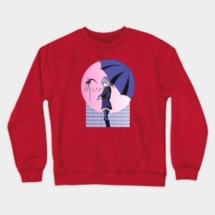 Anime Girl - Military Outfit Crewneck Sweatshirt